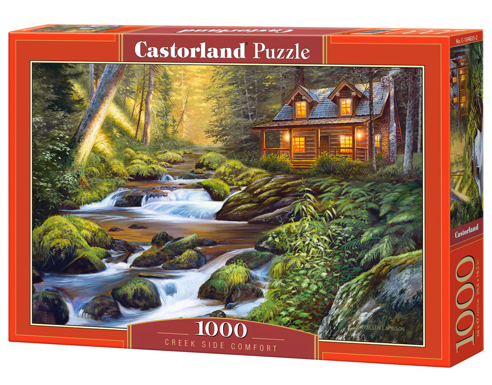 Creek Side Comfort - 1000 Piece Jigsaw Puzzle