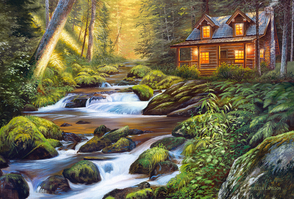 Creek Side Comfort - 1000 Piece Jigsaw Puzzle