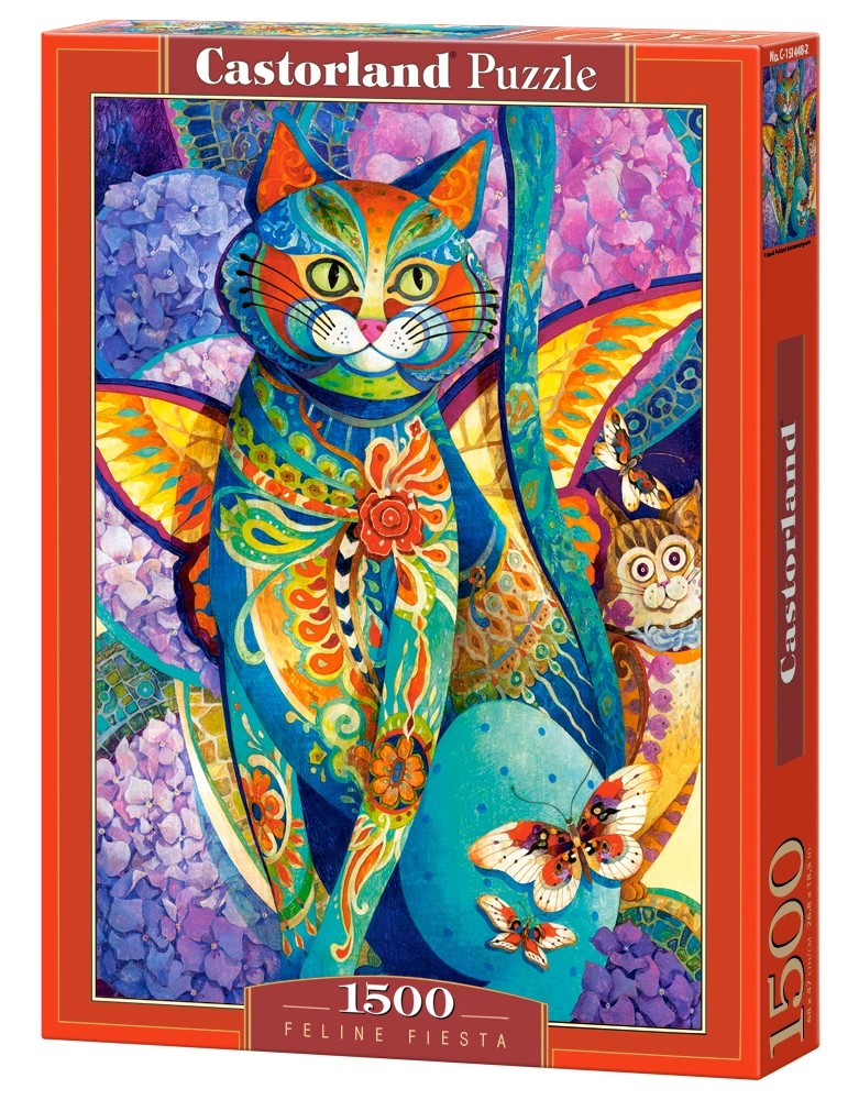 Feline Fiesta - 1500 Piece Jigsaw Puzzle