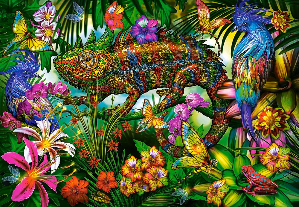 Chameleon - 1500 Piece Jigsaw Puzzle