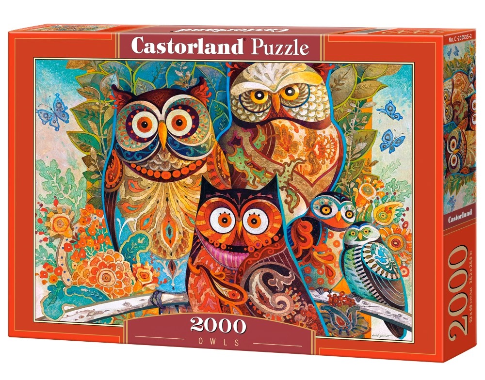 Owls –  2000 Piece Puzzle for Adults