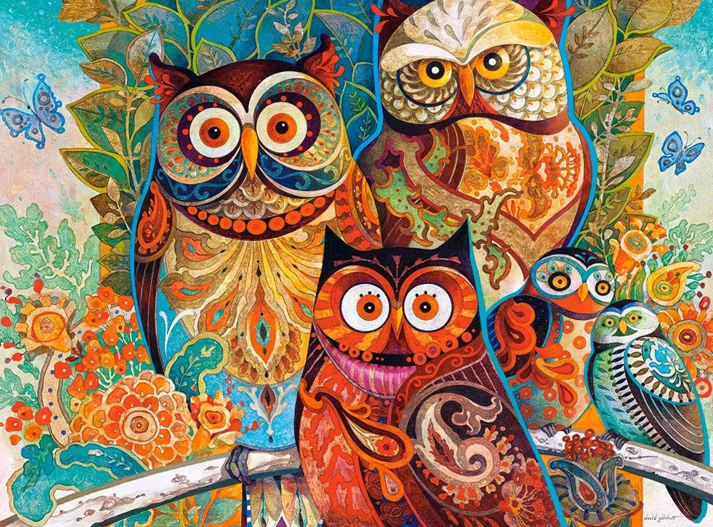 Owls –  2000 Piece Puzzle for Adults