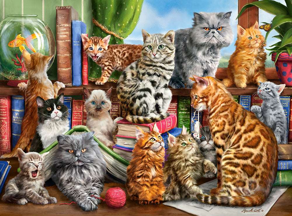 House of Cats – 2000 Piece Adult Jigsaw Puzzle