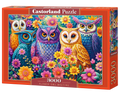 Flower Owl Meeting – 3000 Piece Puzzle for Adults