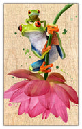 Lotus Frogs - 66 Piece Jigsaw Puzzle