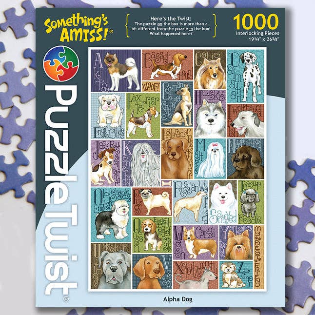 Alpha Dog – Dog Breeds A-Z 1000 Piece Puzzle