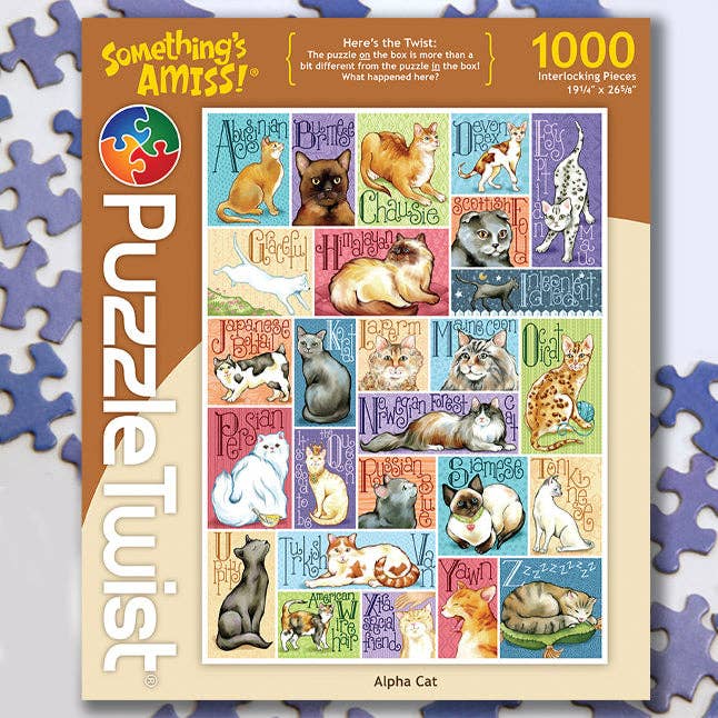 Alpha Cat – 1000 Piece Jigsaw Puzzle