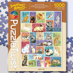 Alpha Cat – 1000 Piece Jigsaw Puzzle