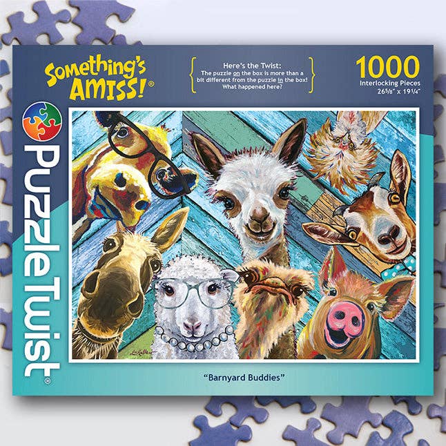 Barnyard Buddies – 1000 Piece Jigsaw Puzzle