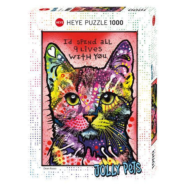 9 Cat Lives – 1000 Piece Jigsaw Puzzle