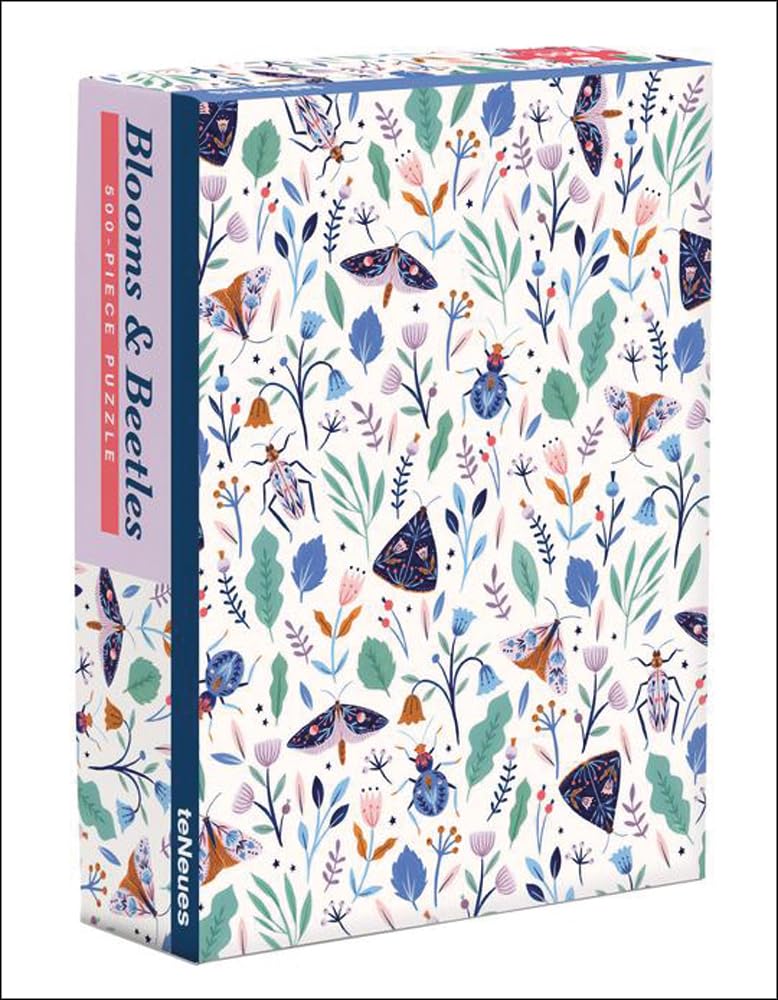 Blooms and Beetles - 500 Piece Jigsaw Puzzle