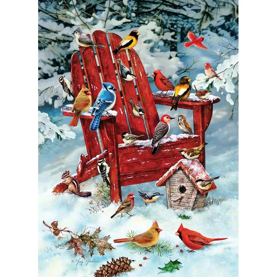Adirondack Birds - 1000 Piece Jigsaw Puzzle - Jack Pine
