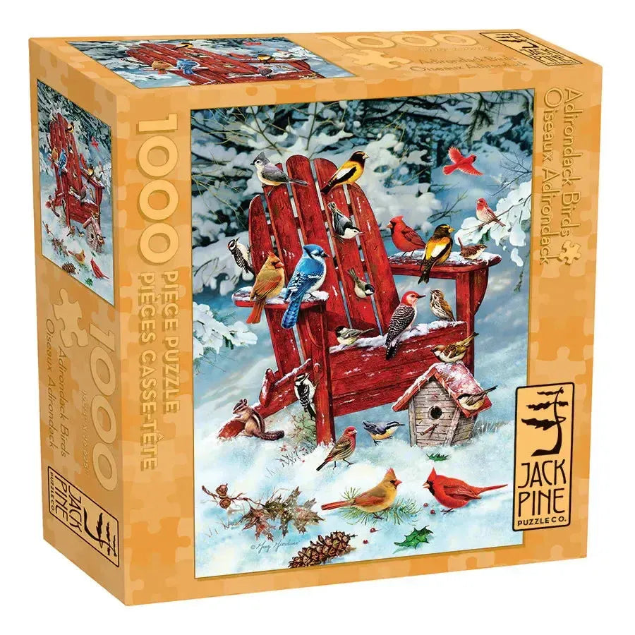Adirondack Birds - 1000 Piece Jigsaw Puzzle - Jack Pine