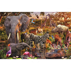 African Animal World – 3000 Piece Puzzle for Adults