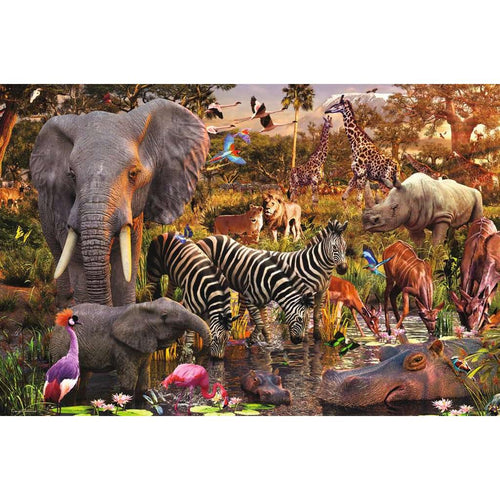 African Animal World – 3000 Piece Puzzle for Adults