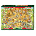 African Habitat Funky Zoo - 1000 Piece Jigsaw Puzzle