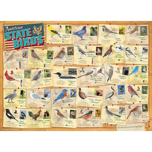 American State Birds - 1000 Piece Jigsaw Puzzle
