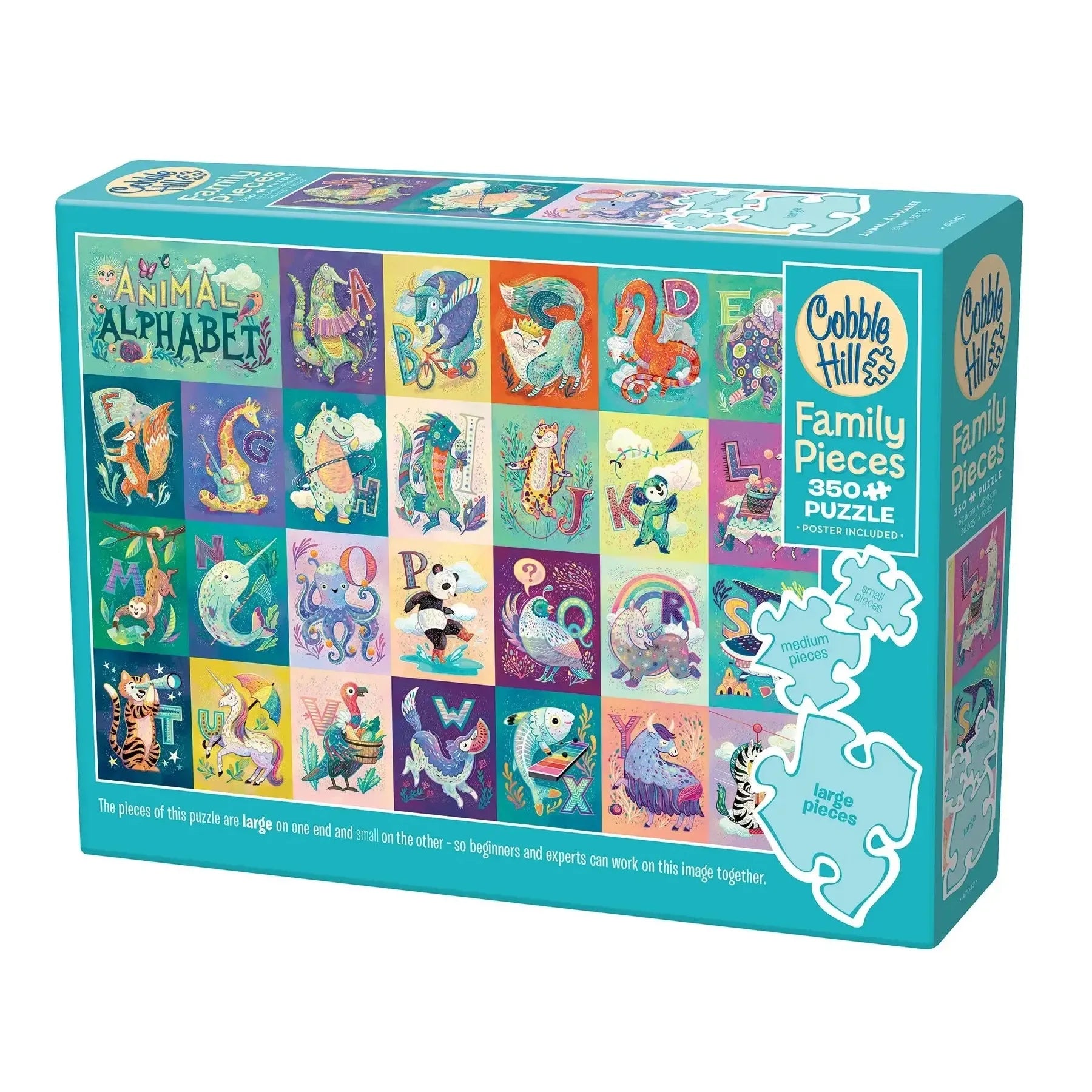 Animal Alphabet - 350 Piece Jigsaw Puzzle