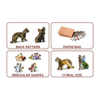 Animal Postcards - 505 Piece Wood Jigsaw Puzzle
