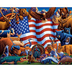 Animals of America - 500 Piece Jigsaw Puzzle