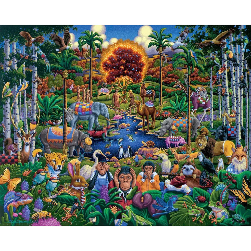 Animals of Eden - 500 Piece Jigsaw Puzzle