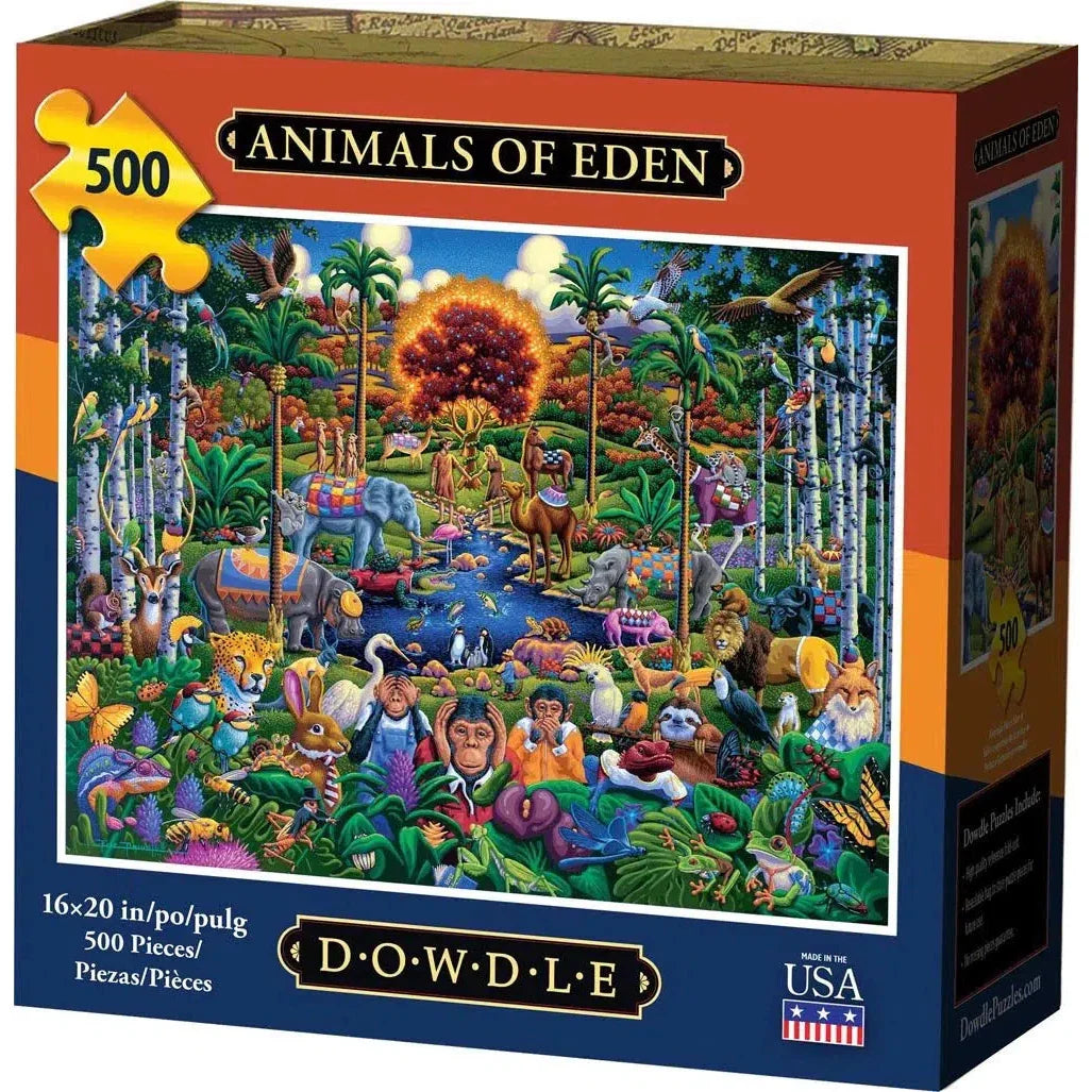 Animals of Eden - 500 Piece Jigsaw Puzzle