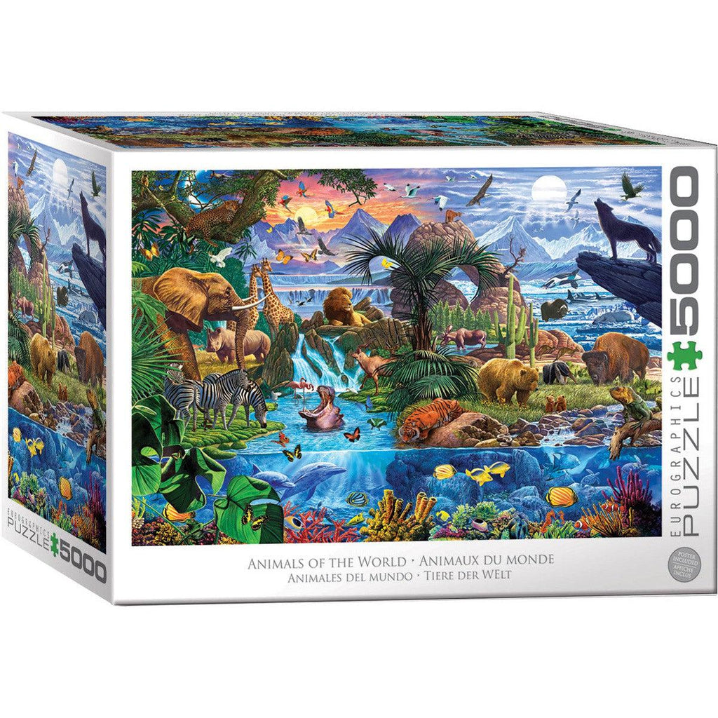 Animals of the World – 5000 Piece Puzzle for Adults