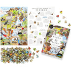 Around the World in 50 Birds – 1000 Piece Puzzle