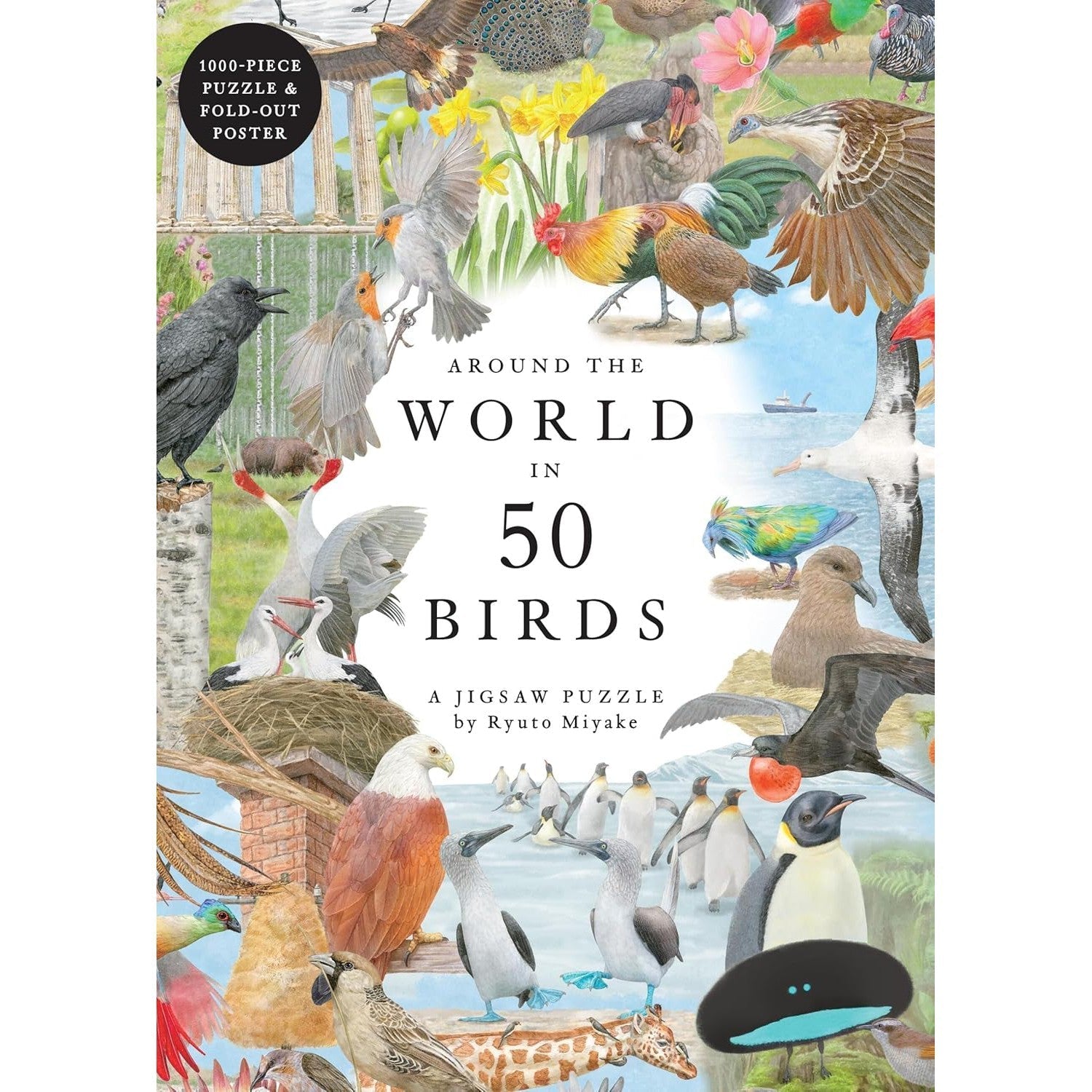 Around the World in 50 Birds – 1000 Piece Puzzle