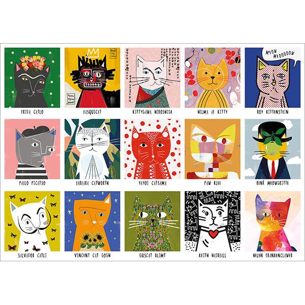 Art Cats – 1000 Piece Jigsaw Puzzle