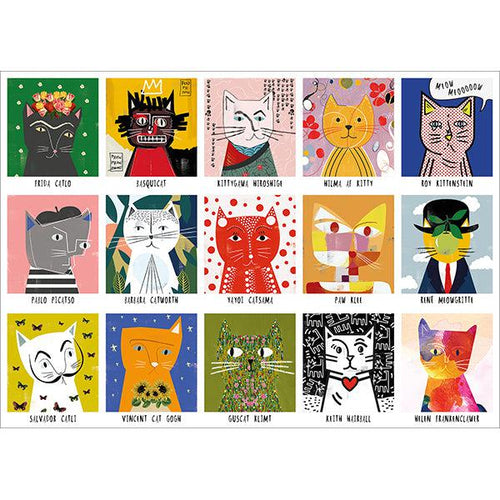 Art Cats – 1000 Piece Jigsaw Puzzle