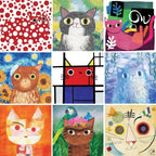Artsy Cats – 500 Piece Jigsaw Puzzle