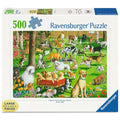 At the Dog Park – 500 Piece Large Format Dog Puzzle