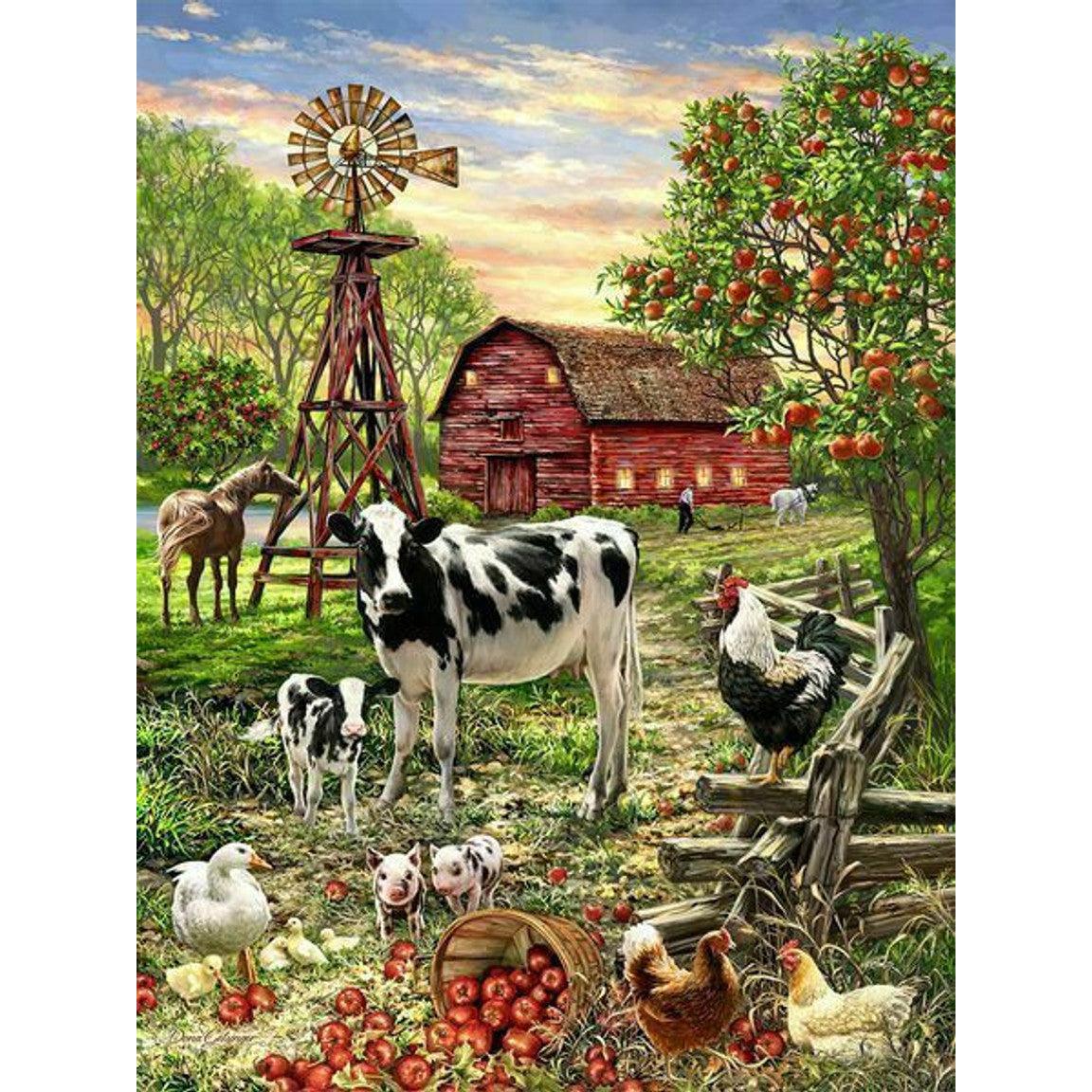 Barnyard Animals - 500 Piece Jigsaw Puzzle