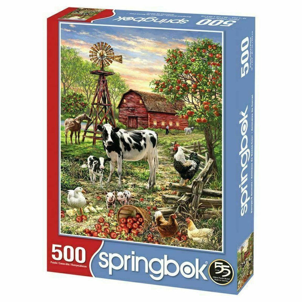Barnyard Animals - 500 Piece Jigsaw Puzzle