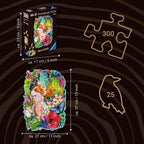 Beautiful Birds - 300 Piece Wood Jigsaw Puzzle