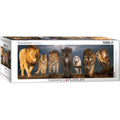 Big Cats – 1000 Piece Panoramic Jigsaw Puzzle