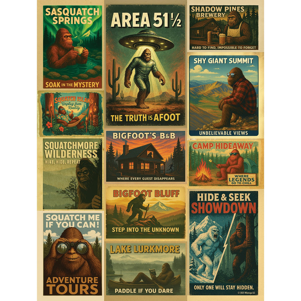 Bigfoot: The Legend is Afoot - 500 Piece Jigsaw Puzzle