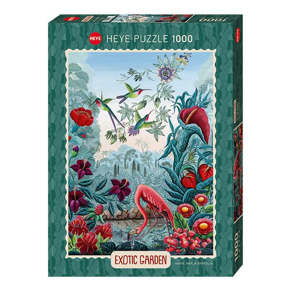 Bird Paradise Exotic Garden - 1000 Piece Jigsaw Puzzle