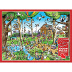 Birdwatcher's Paradise Doodle Town - 1000 Piece Jigsaw Puzzle