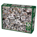Black & White Animals - 1000 Piece Jigsaw Puzzle