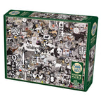 Black & White Animals - 1000 Piece Jigsaw Puzzle
