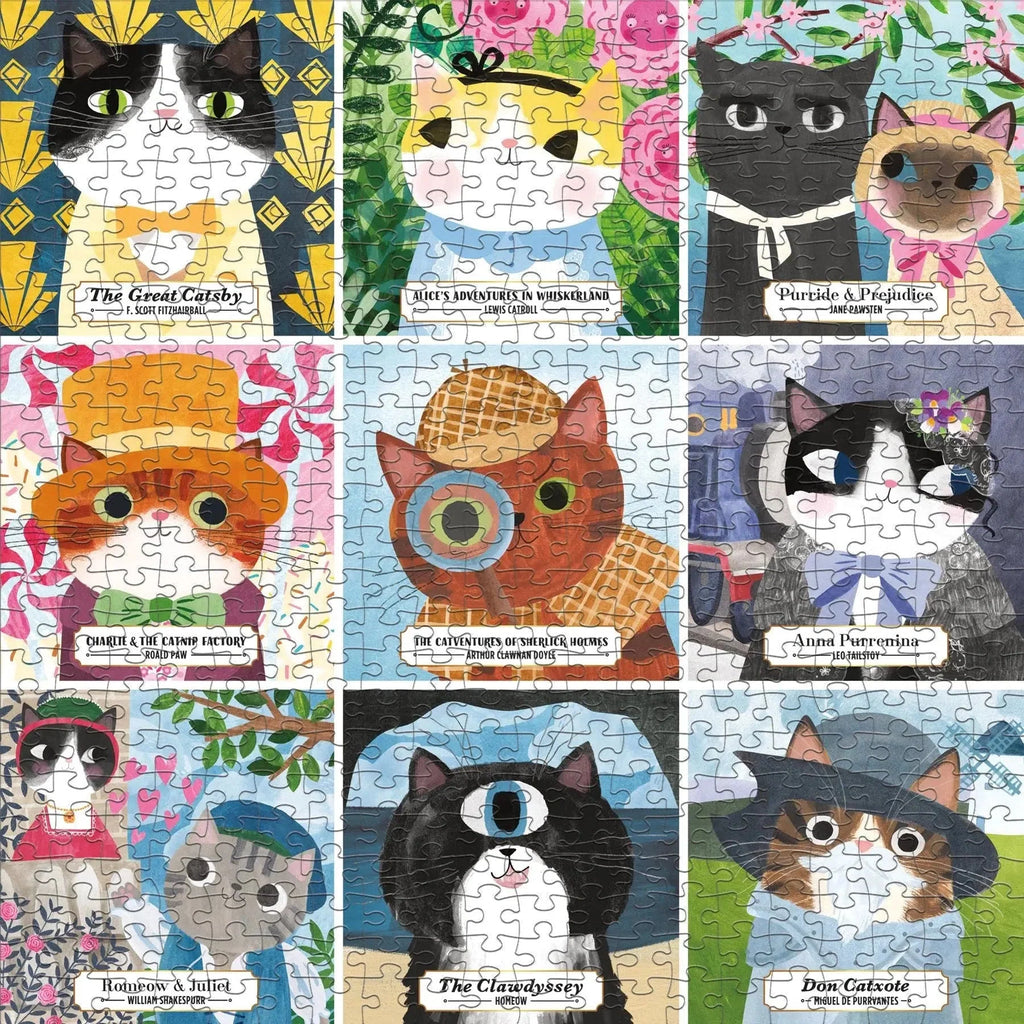 Bookish Cats – 500 Piece Jigsaw Puzzle