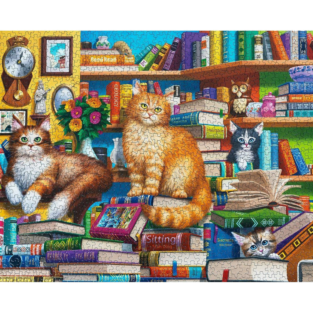 Bookshop Cats – 1000 Piece Jigsaw Puzzle
