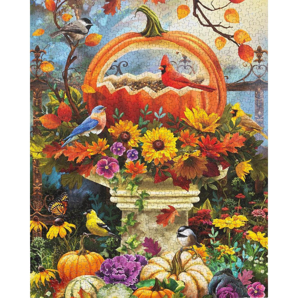 Bountiful Birdfeeder - 1000 Piece Jigsaw Puzzle