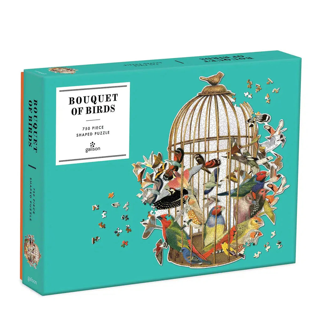 Bouquet of Birds – 750 Piece Shaped Puzzle