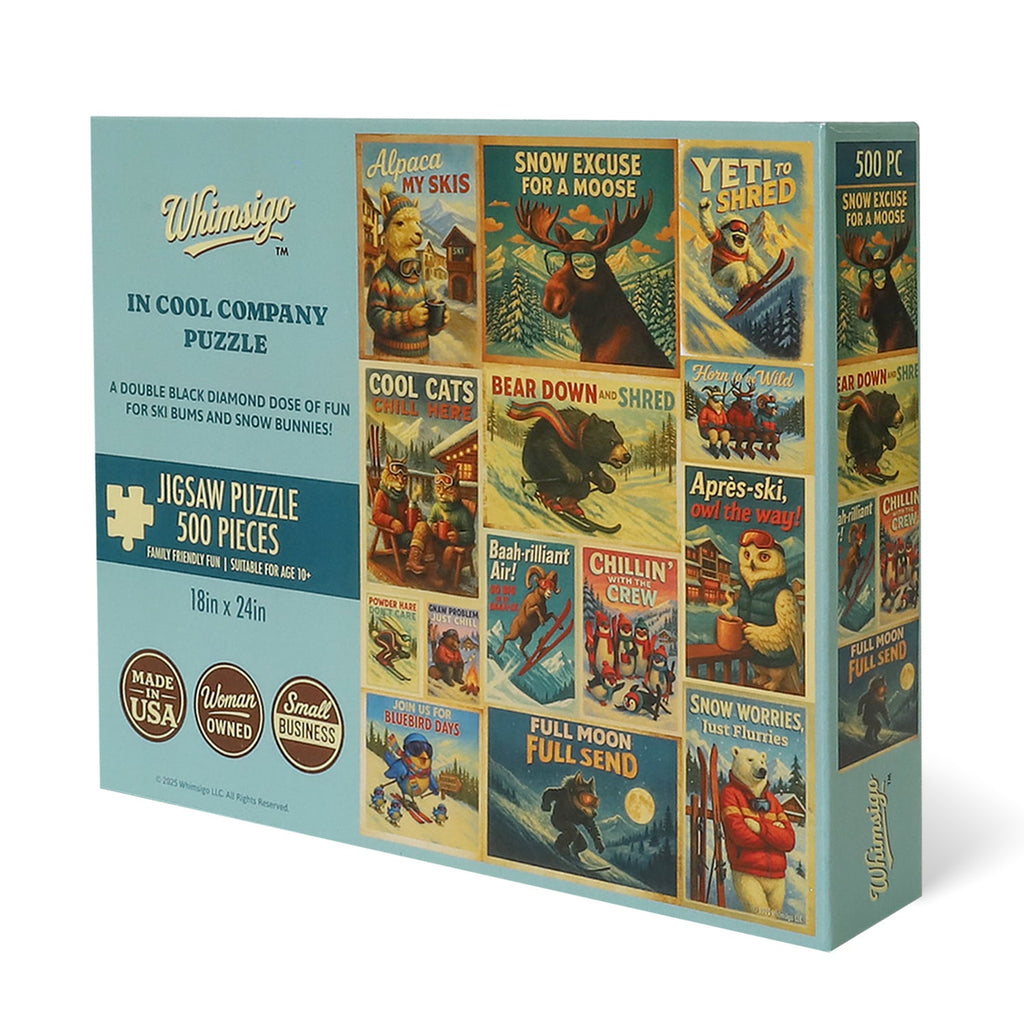 In Cool Company - 500 Piece Jigsaw Puzzle