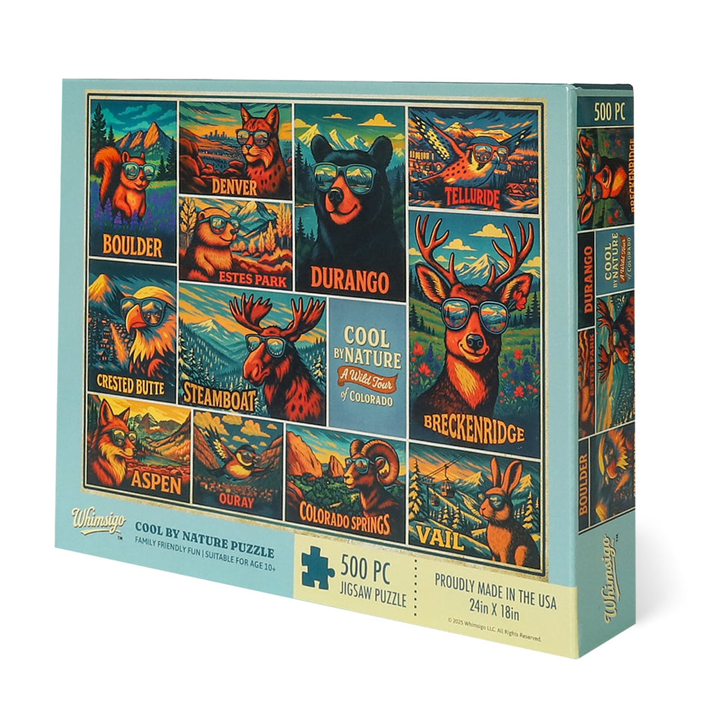 Cool By Nature: A Wild Tour of Colorado - 500 Piece Jigsaw Puzzle