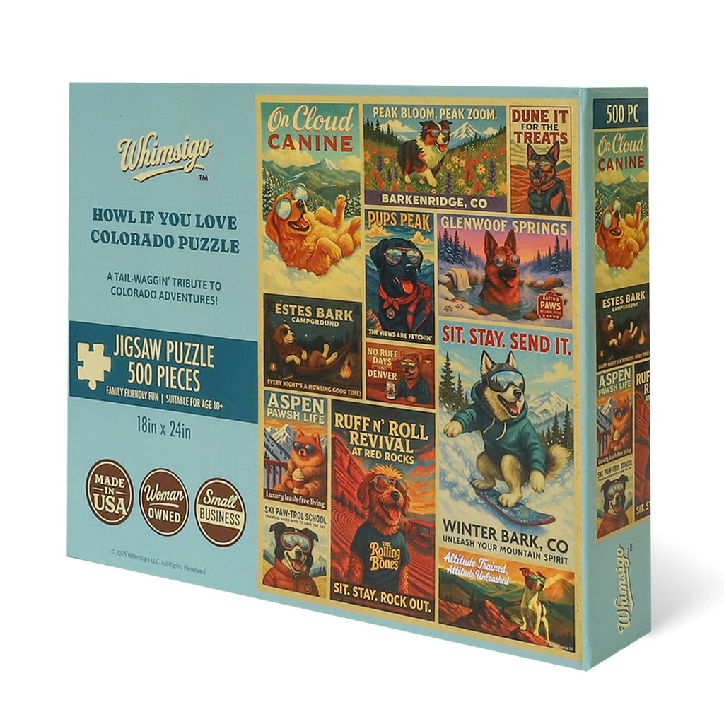 Howl If You Love Colorado - 500 Piece Jigsaw Puzzle