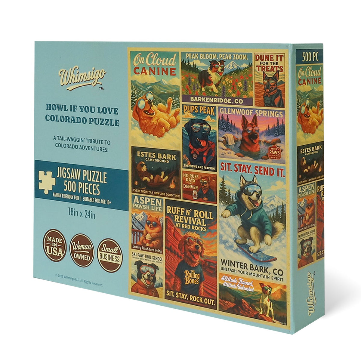 Howl If You Love Colorado - 500 Piece Jigsaw Puzzle